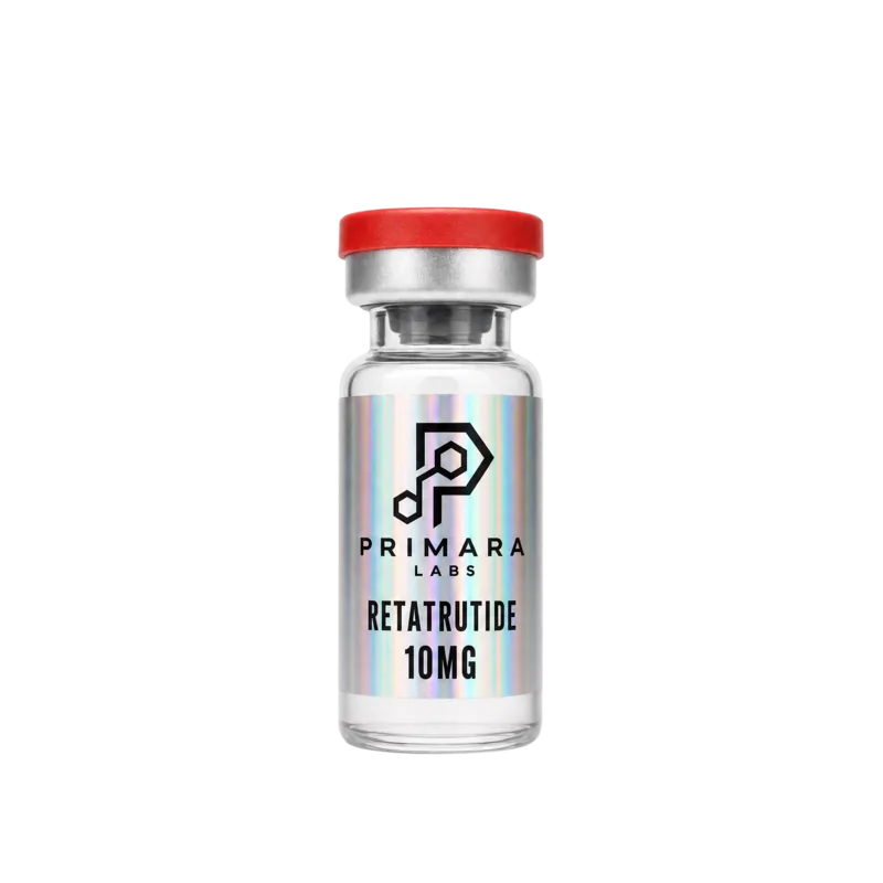 Retatrutide 10mg research peptide vial specimen